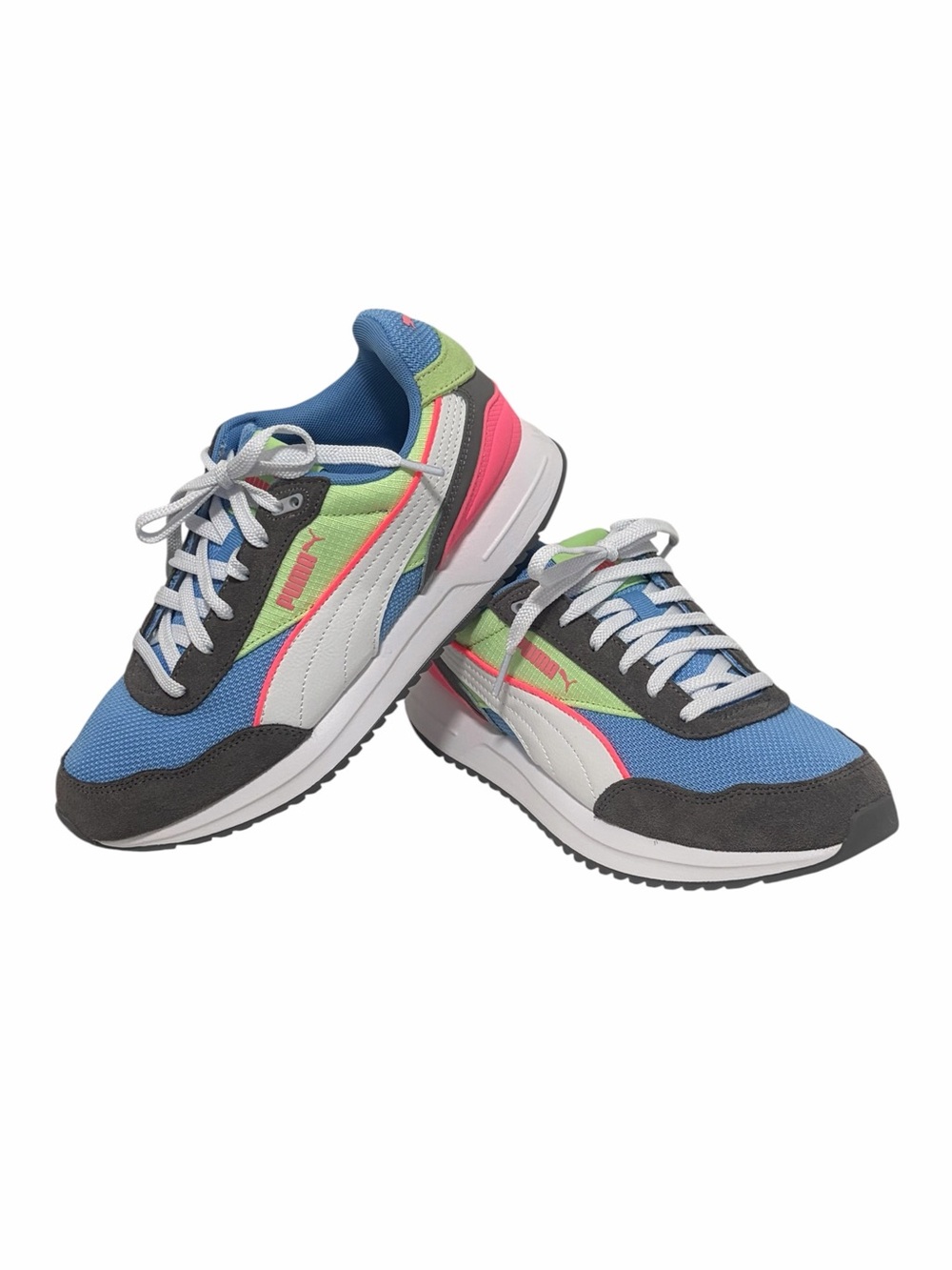 Puma NEW Women’s City Rider Marble Colorway Mesh Suede Multicolor Sneaker - 8.5